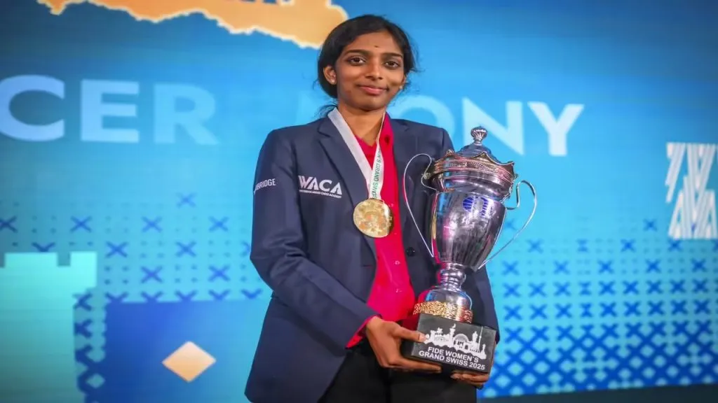 FIDE Women's Grand Swiss: R. Vaishali wins