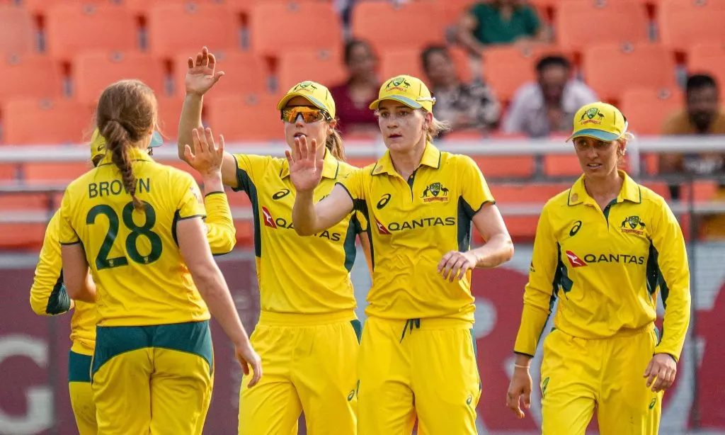 Australian women's team fined