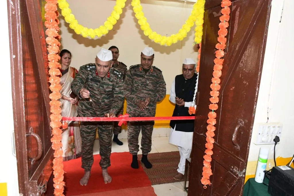 आर्मी पब्लिक स्कूलमध्ये एनसीसी युनिटचे उद्घाटन NCC unit inaugurated at Army Public School