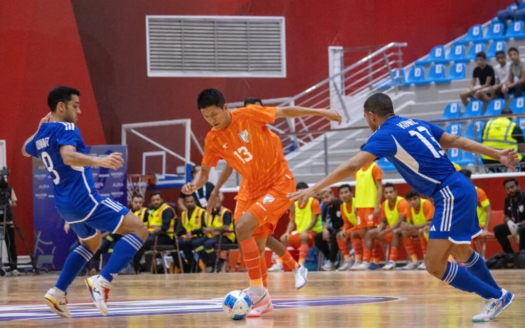 Indian futsal team loses 1-4 to Kuwait