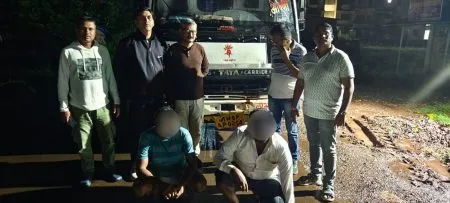 Illegal transportation of cattle; two held