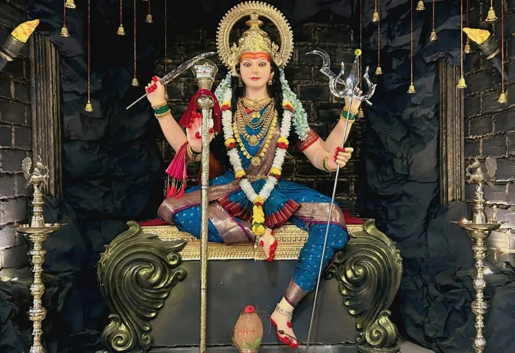 रुद्रकेसरी मठात दुर्गादेवीची प्रतिष्ठापना Installation of Goddess Durga at Rudrakesari Math