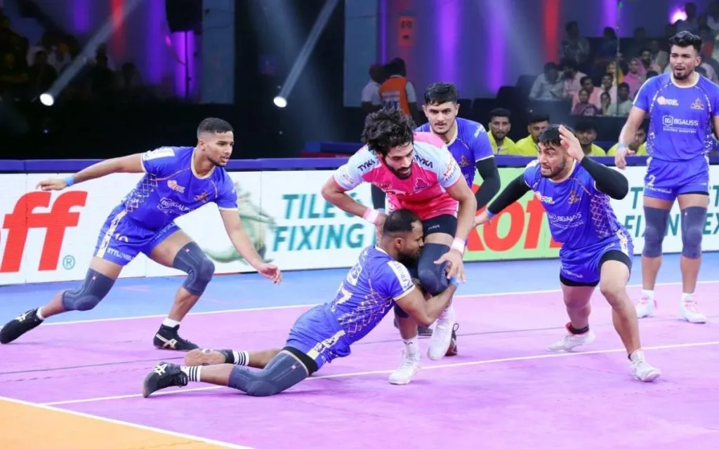 Jaipur Panthers defeated by Tamil Thalaivas