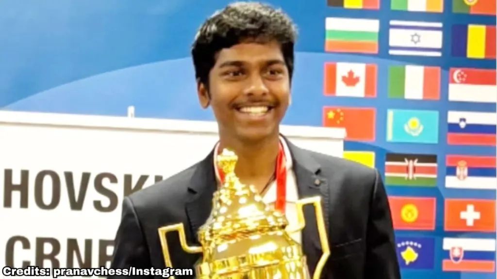 यूएईमधील बुद्धिबळ स्पर्धेत प्रणव वेंकटेश अजिंक्य Pranav Venkatesh undefeated in chess tournament in UAE