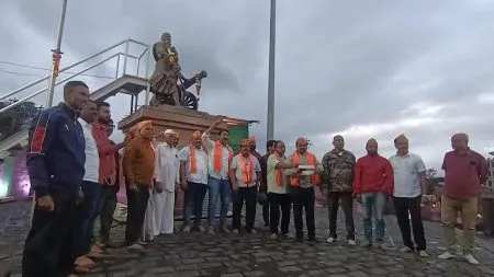 Marathas celebrate with enthusiasm in the capital