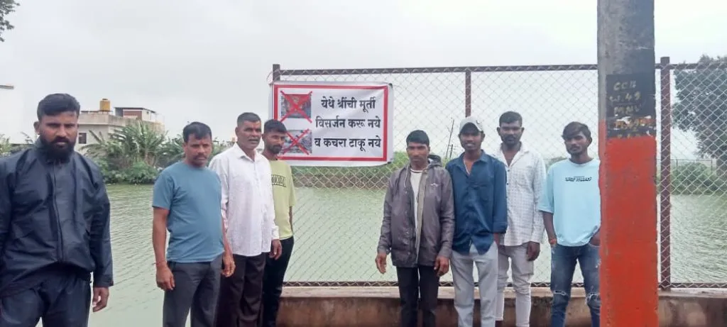 Ganesh idols should not be immersed in the Hanuman lake in Vadgaon