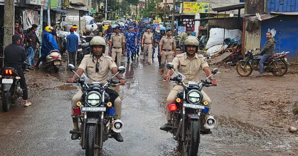 Rapid Action Force patrols in rural areas too