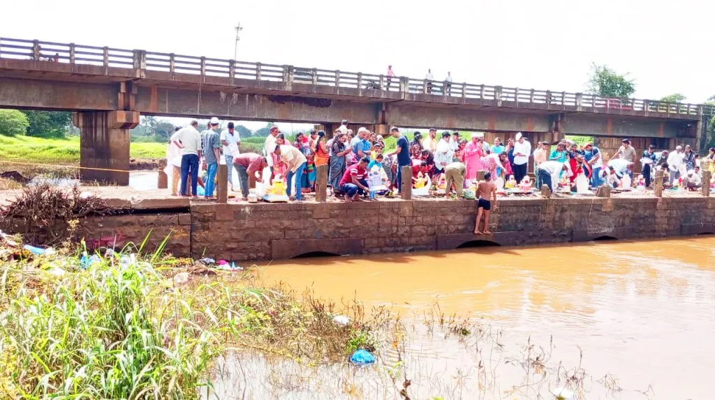‘Come early next year!’: Farewell to Ganesha in Kangrali area