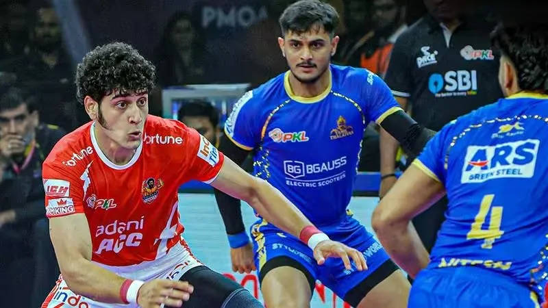 Thalaivas lose to Gujarat Titans