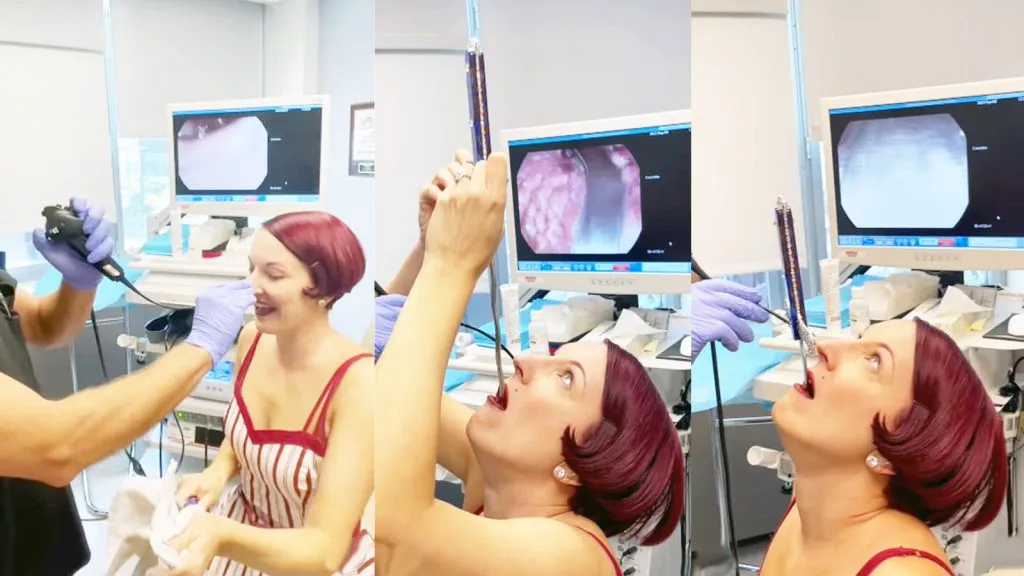 Camera in the nose...sword in the throat