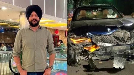 बीएमडब्ल्यूची धडक, अर्थमंत्रालयाचा अधिकारी ठार Finance Ministry official killed in BMW crash