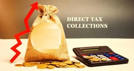 प्रत्यक्ष कर संकलनात घसघशीत वाढ Sharp increase in direct tax collection