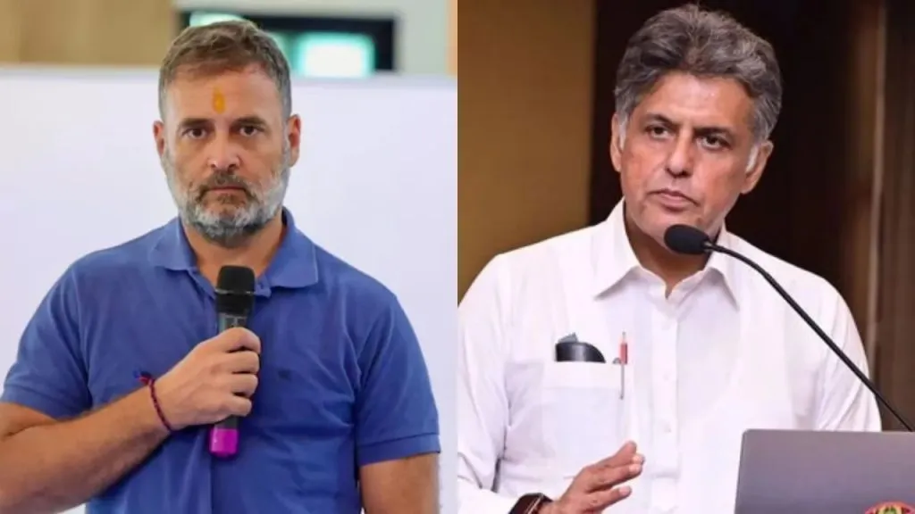 Is Tiwari's family related to Gandhi?