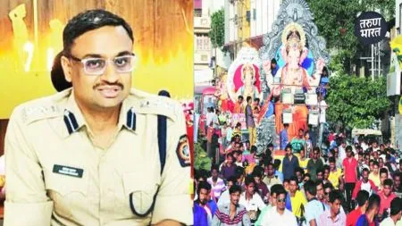 Kolhapur Visarjan Miravnuk 2025: गणेश विसर्जनासाठी चार हजार पोलीस तैनात 251 cases of noise pollution registered district, and sound system