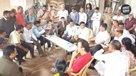 Municipal Corporation officials contractor and the theatre artists