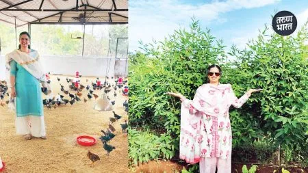 Monik Mohite Farmer Kolhapur: शेतीतील मातीला नवजीवन देणाऱ्या मोनिका मोहिते organic farming connecting cows soil providing employment women