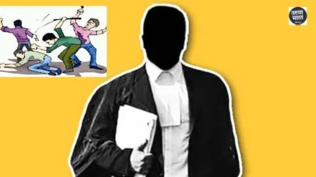 Satara Crime News: किरकोळ अपघातातून वकिलाला मारहाण Satara in RTO chouk lawyer has been beaten up in Satara city Marathi News