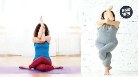 Garudasana excellent physical balance, flexibility mental stability