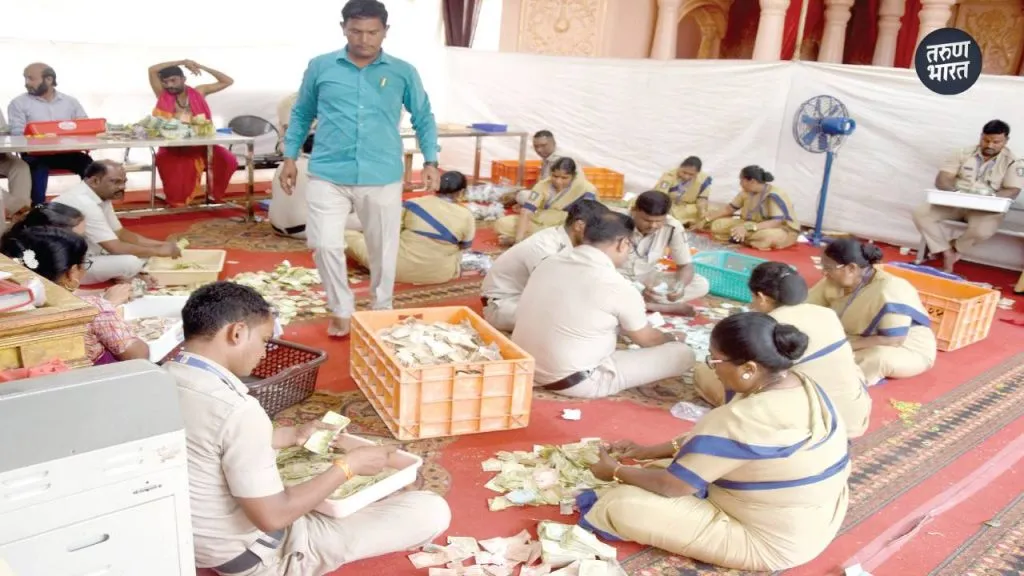 temple management has informed counting of 7 donation boxes