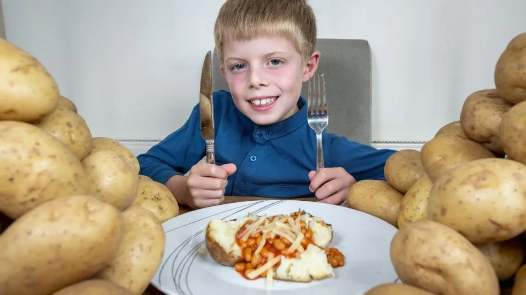 A boy who only eats potatoes