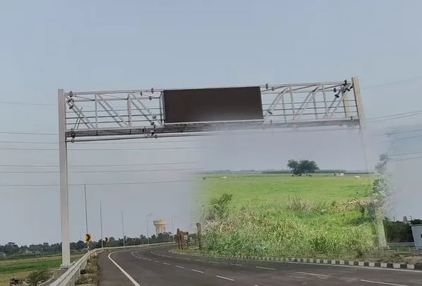 The elephant is gone, stuck by its tail...