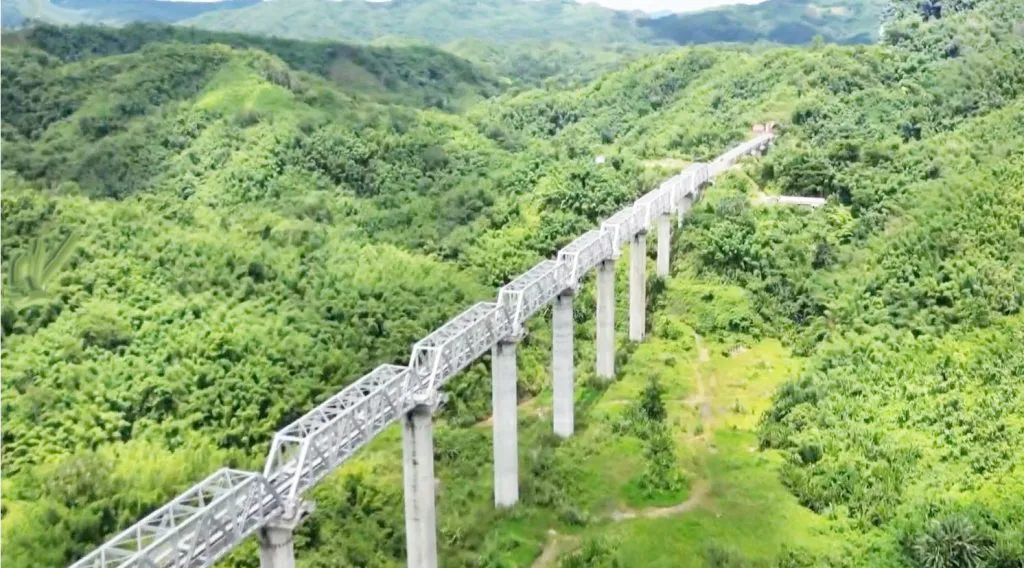 The country's most difficult railway route is nearing completion.