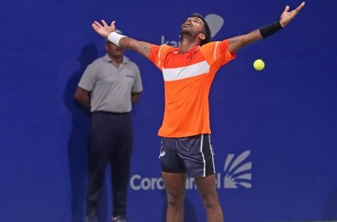 India's lead over Switzerland