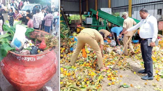 One and a half tons of organic fertilizer to be produced from Nirmalya