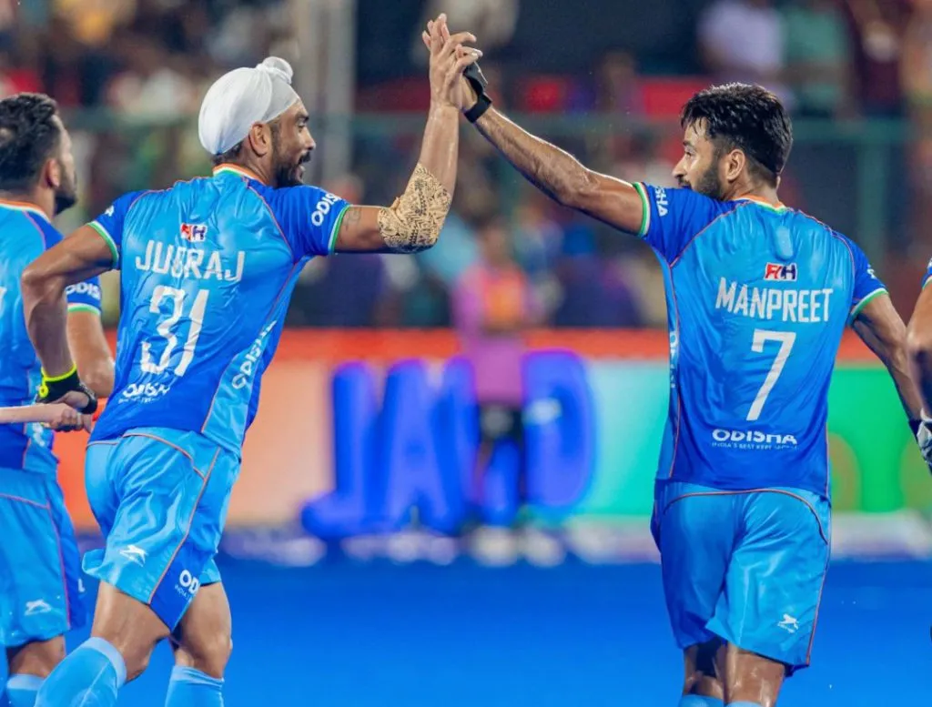 Team India's fourth win in Asia Cup Hockey