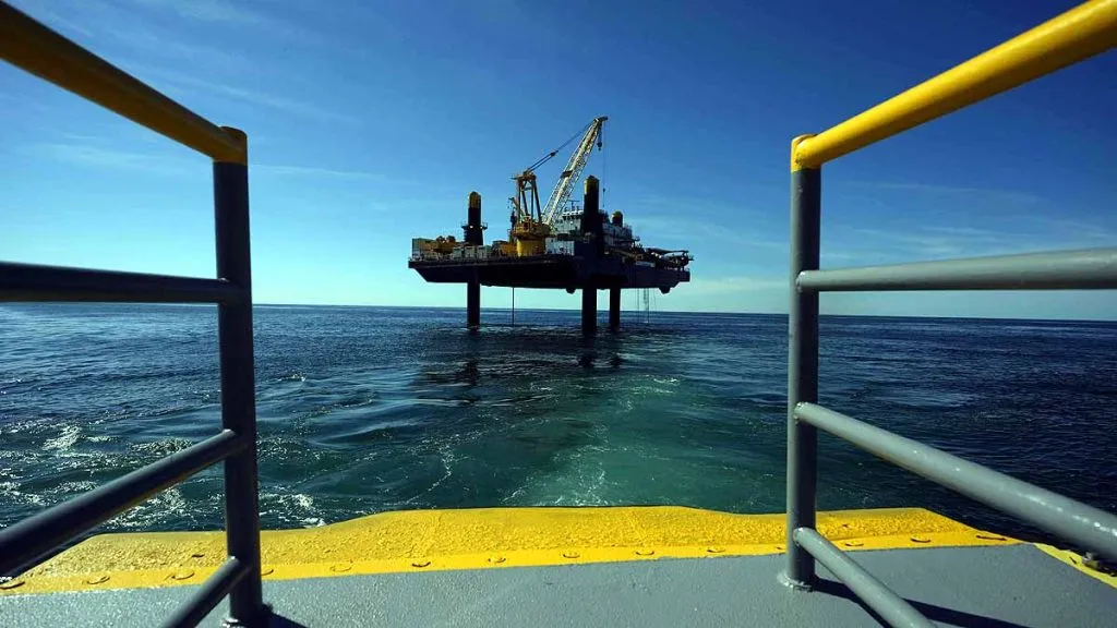 Freshwater reservoir under the sea