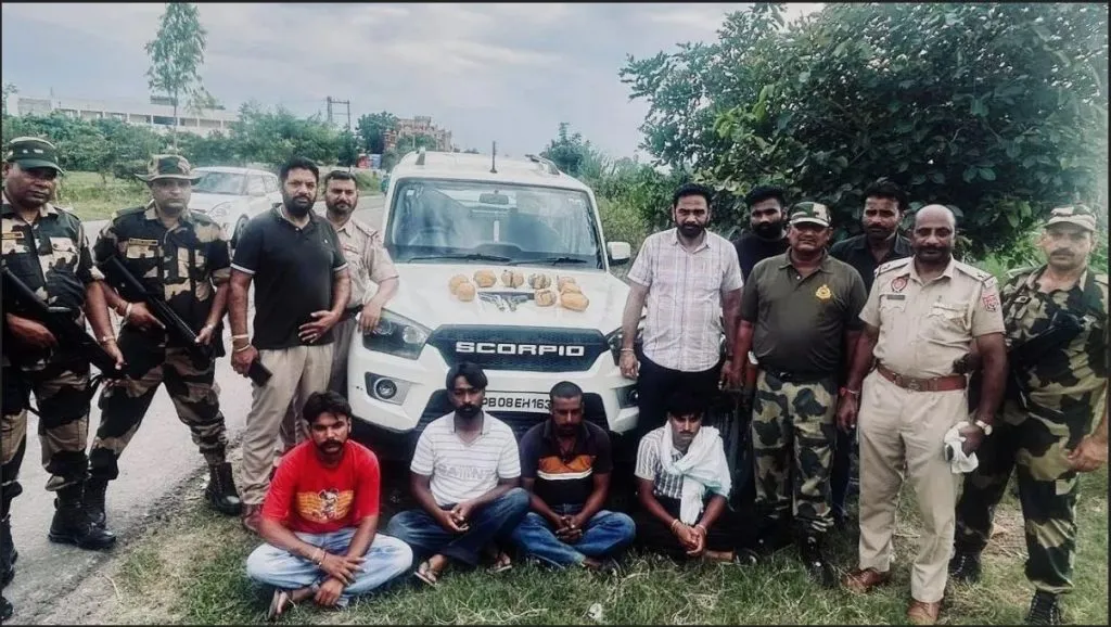 5 drug smugglers arrested in Punjab's Tarn Taran