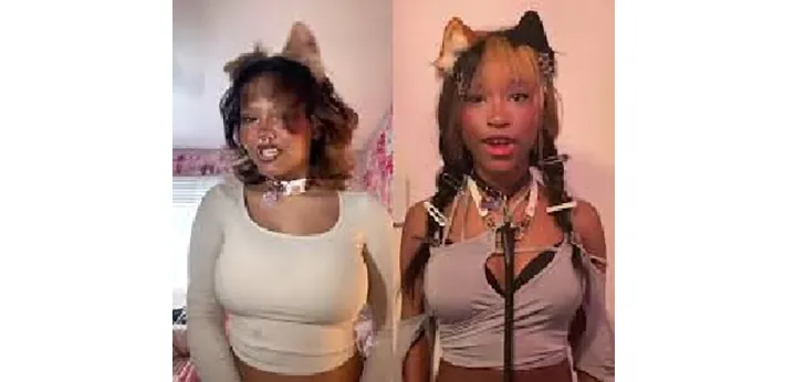 A young woman who considers herself a dog