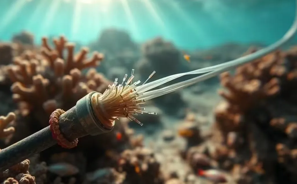 समुद्रात केबल तुटल्याने इंटरनेटचा वेग मंदावला Internet speed slowed down due to cable break in the sea