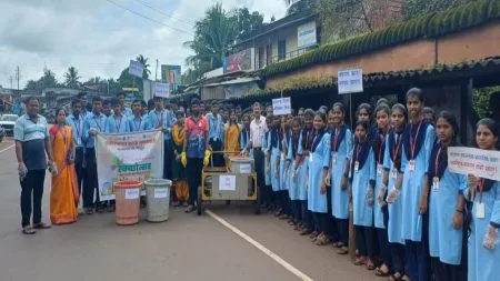 वरची गुरामवाडी ग्रामपंचायतीने दिला स्वच्छतेचा संदेश