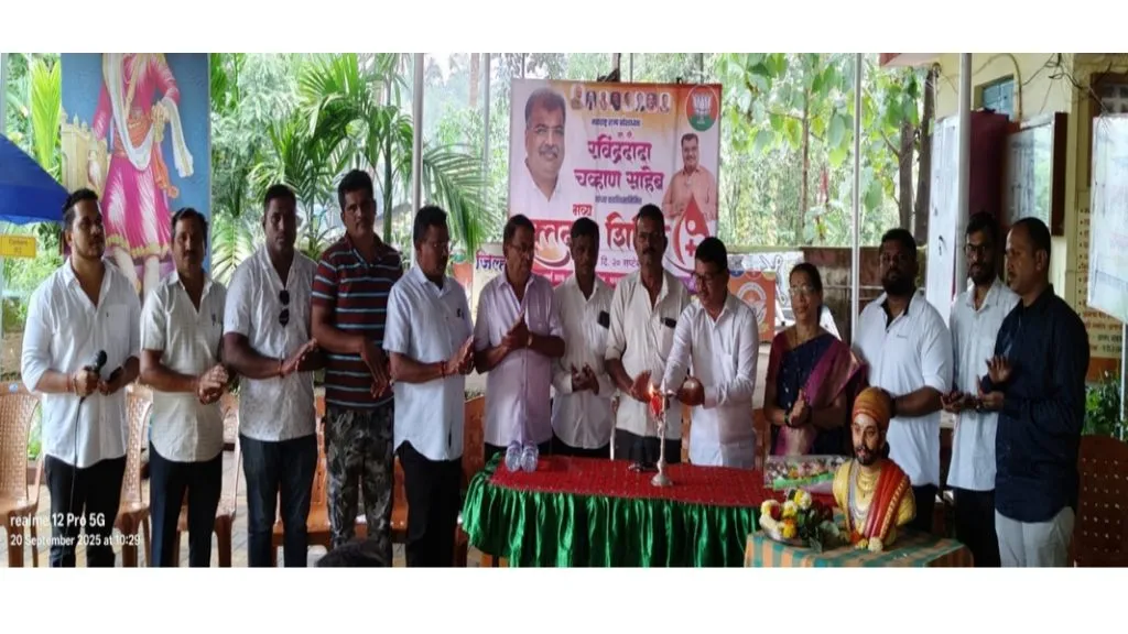 माडखोल भाजपा आयोजित रक्तदान शिबिराला उत्स्फूर्त प्रतिसाद