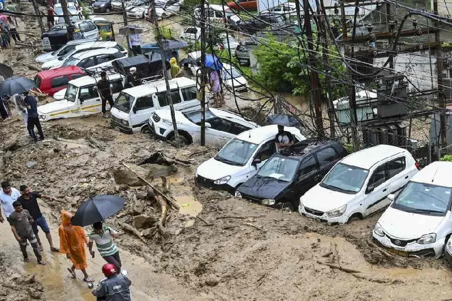 Cloudburst in Himachal, landslide in Mandi