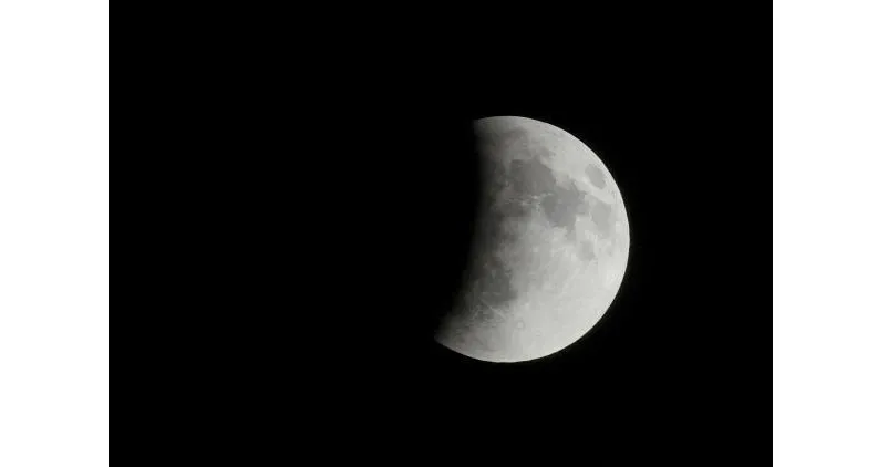 अवकाशप्रेमींनी पाहिला चंद्रग्रहणाचा नजारा Space enthusiasts witnessed the sight of the lunar eclipse