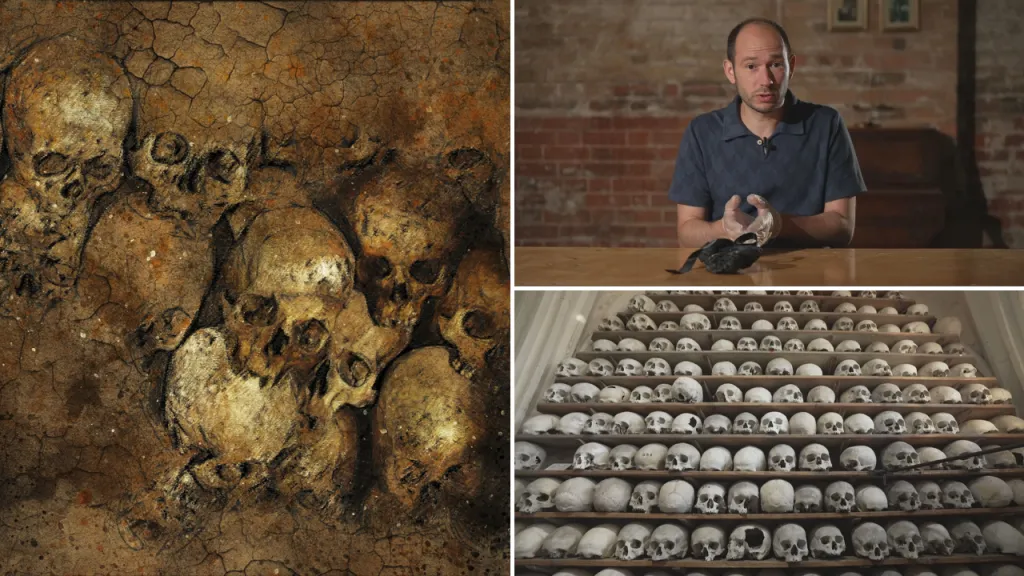 Bones are disappearing from graves.