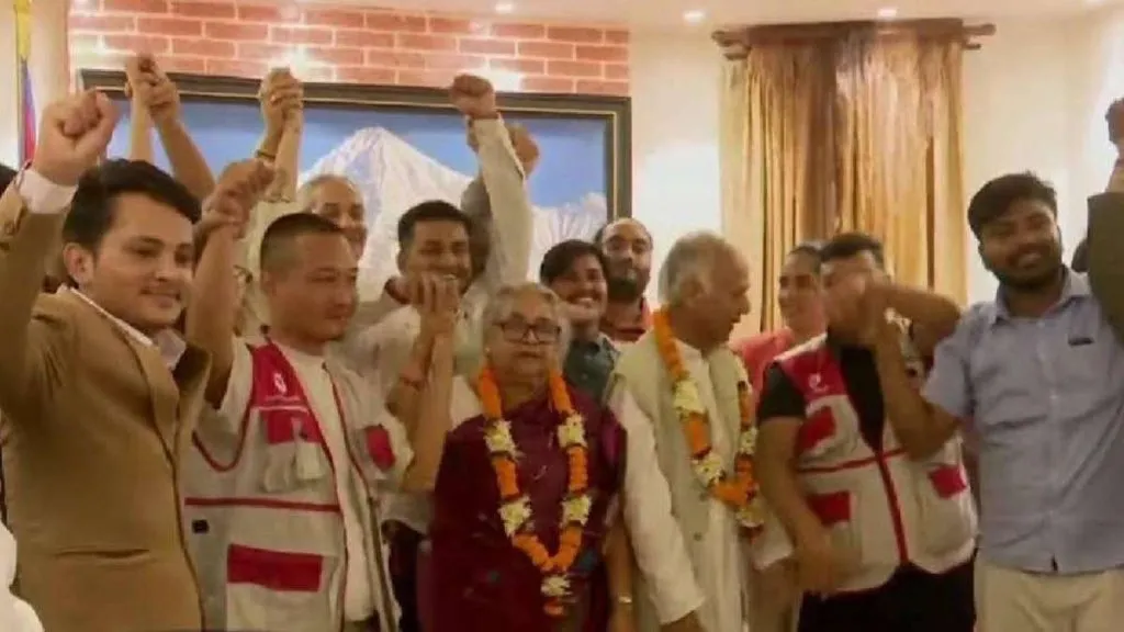 सुशीला कार्की नेपाळच्या अंतरिम पंतप्रधान Sushila Karki appointed as interim Prime Minister of Nepal