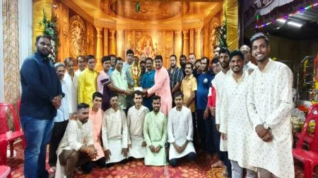 सावंतवाडी येथील भजन स्पर्धेत पिंगुळीचे रवळनाथ प्रासादिक भजन मंडळ प्रथम