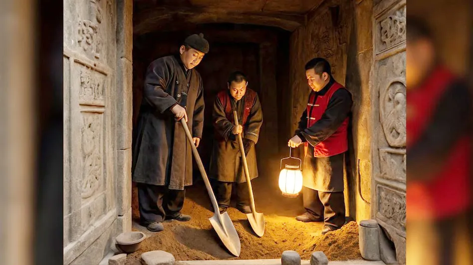 Isma dug a grave after reading the story