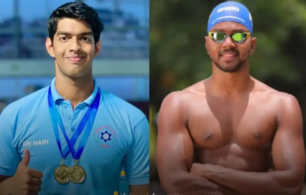 आशियाई जलतरण स्पर्धेत रोहितला रौप्य, श्रीहरीला कांस्य Rohit wins silver, Srihari bronze in Asian Swimming Championships