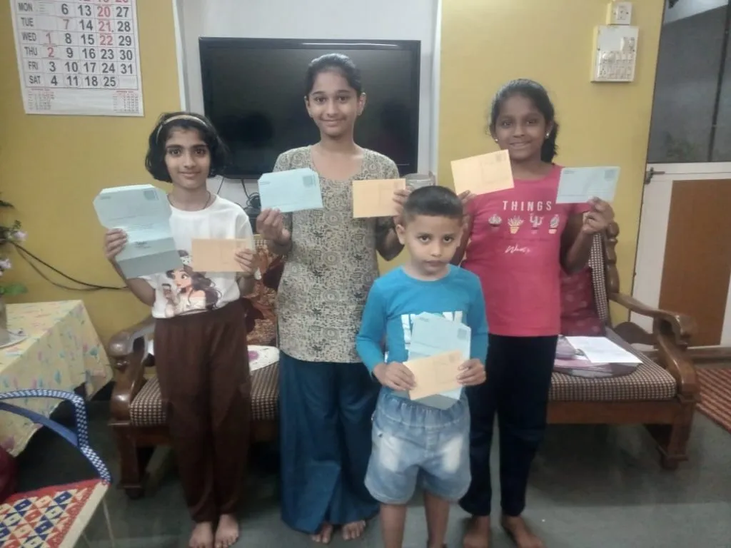 Students learned about postal services