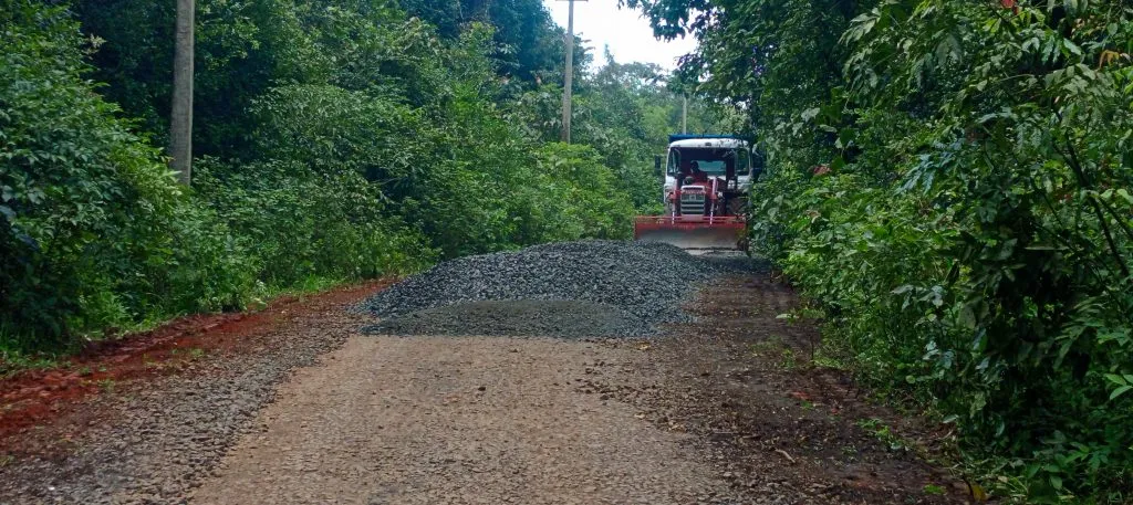 Forest Department blocks asphalting of Chigule road