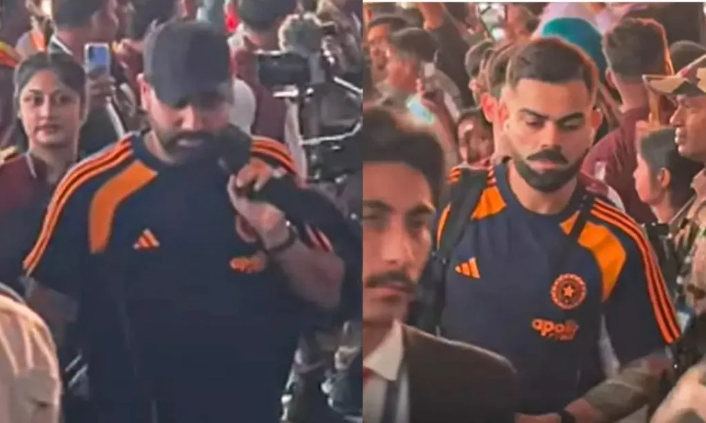 रोहित, कोहलीसह पहिली तुकडी रवाना First batch leaves with Rohit, Kohli