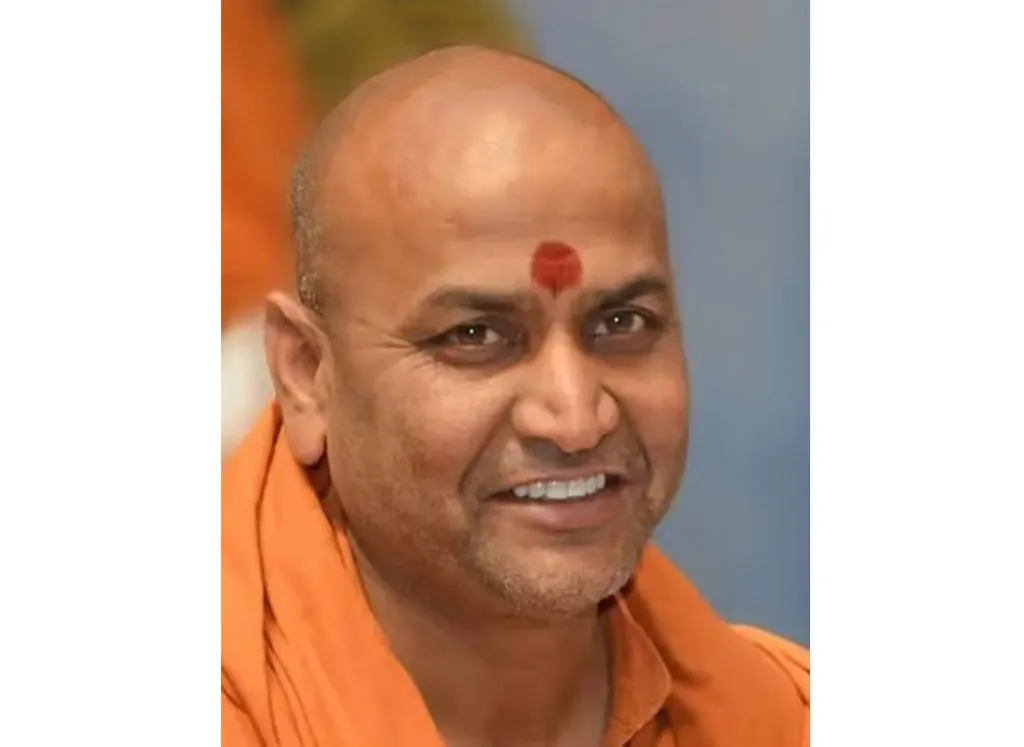 Protest in Belgaum today against Kaneri abbots