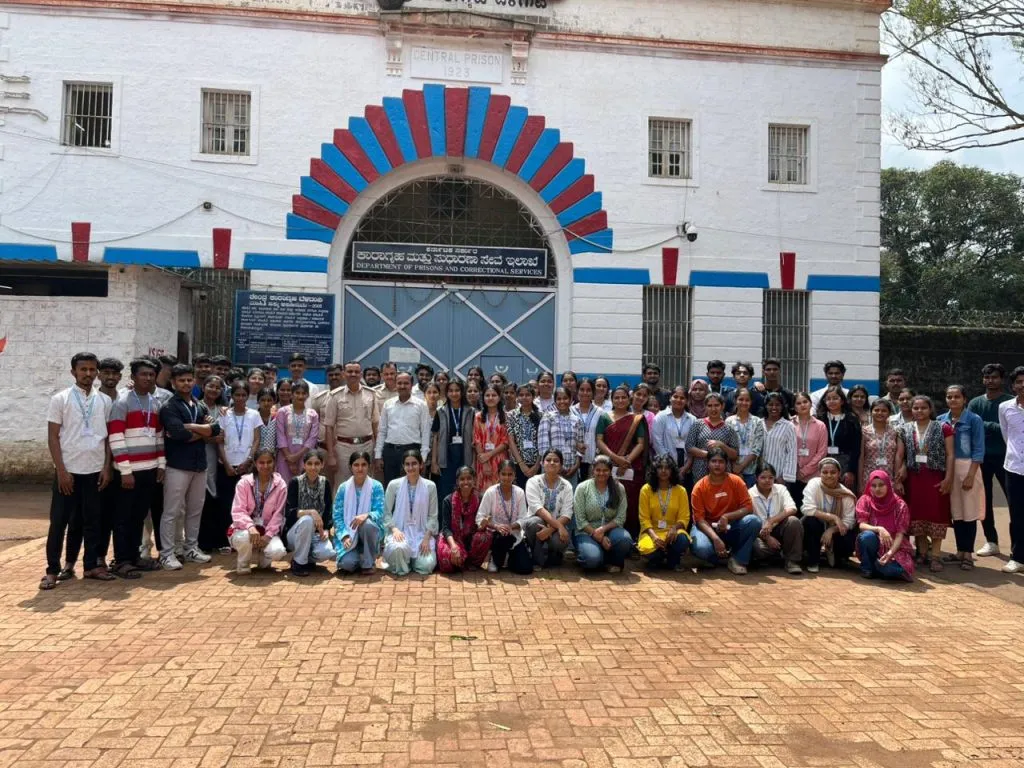 Students of Lingaraj College visit Hindlaga Central Jail