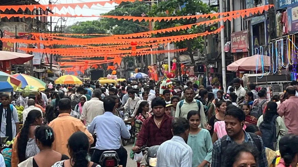 Shopping spree in the market