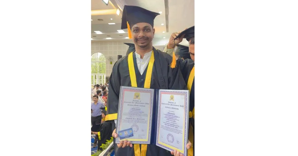 आतिश फगरे यांना एफसीटीपी प्रमाणपत्र प्रदान FCTP certificate awarded to Atish Fagre