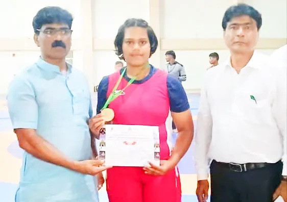 Kalyani's success in wrestling competition